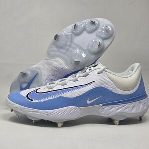 Nike Alpha Huarache Elite 4 Baseball Cleats UNC Blue DR6851-102 Mens Size 15 New